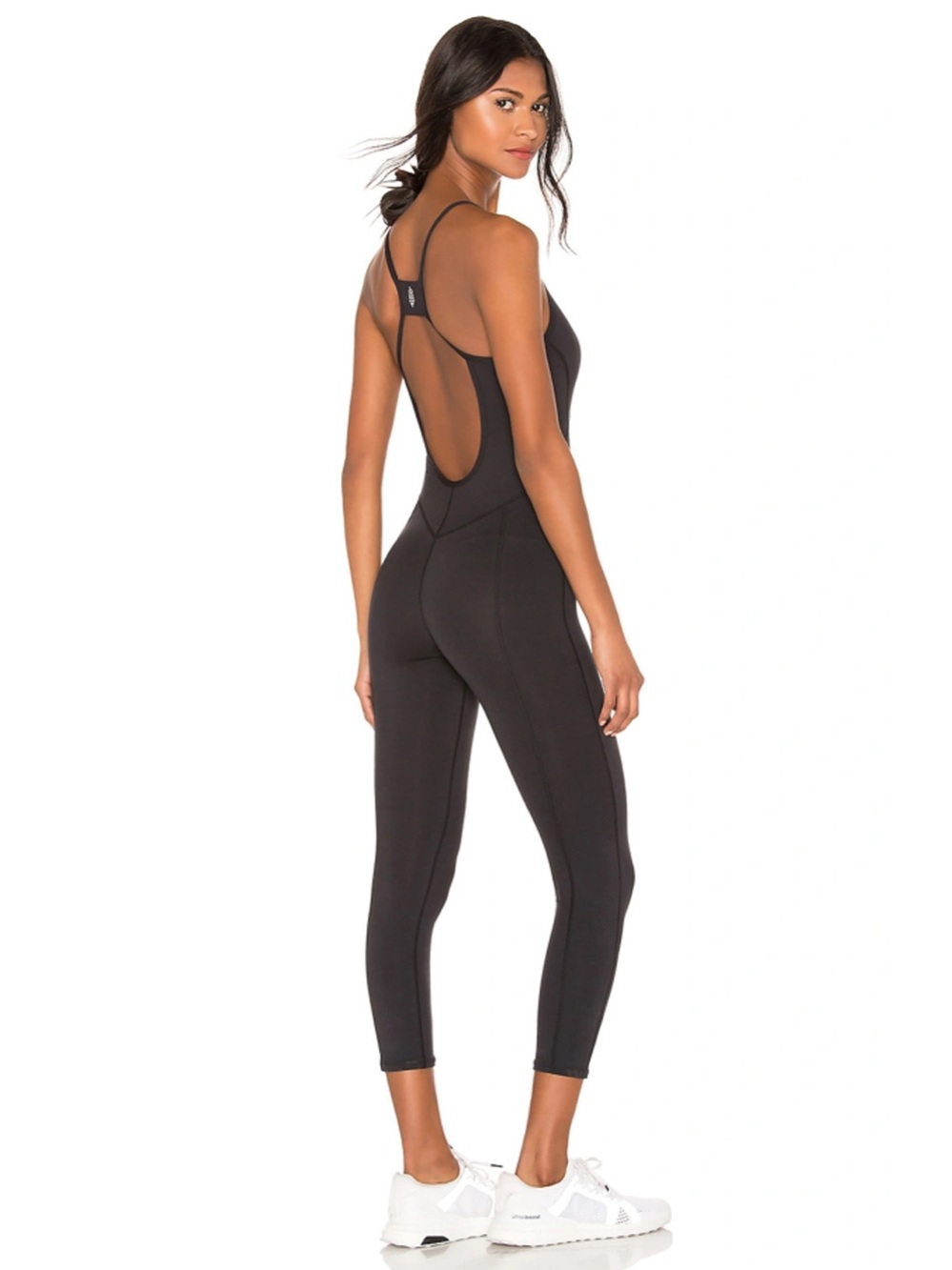 Free People X FP Movement Ashford Side To Side Performance Jumpsuit Black Sz M